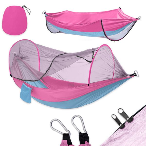 Lightweight Portable parachute Hammock with Mosquito Net,Outdoor Camping mosquito net hammock