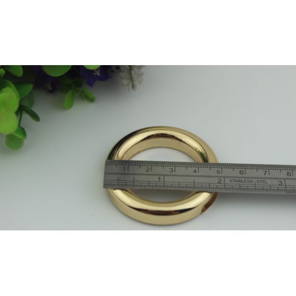 Wholesale high quality lady bag lock light gold metal twist turn decorative lock for bags
