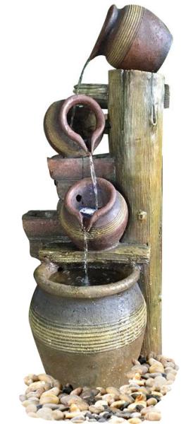 Hand Made Chinese Style 4 Tier Antique Water Fountains For House