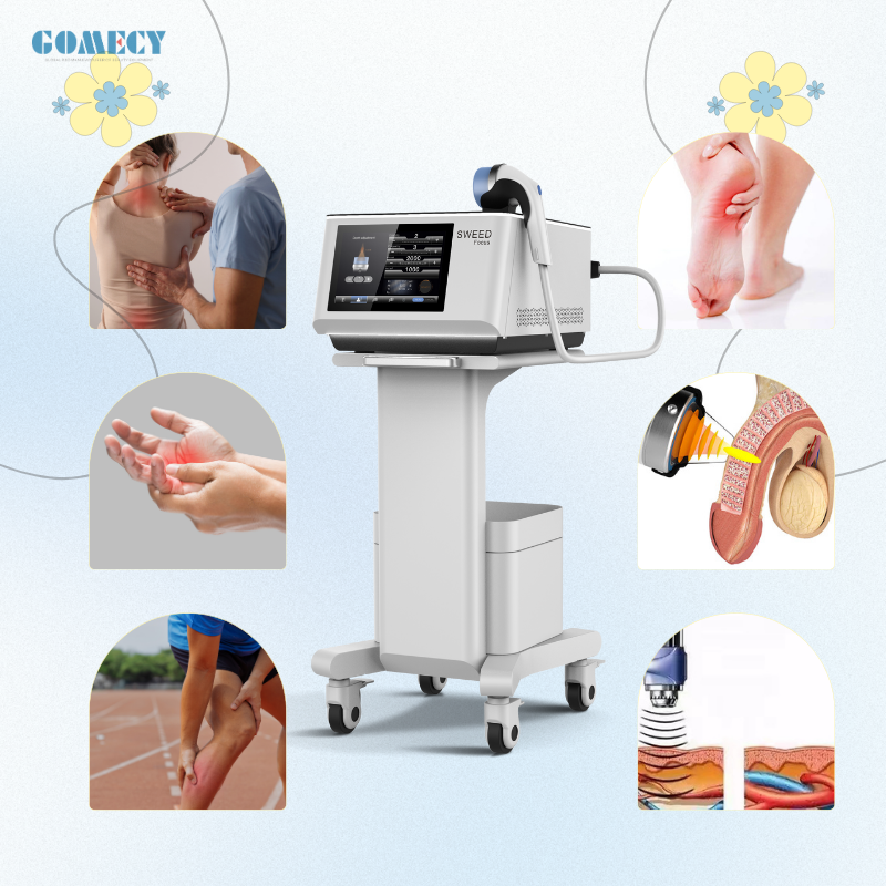 SW7 3rd Generation Electromagneto Focused Shockwave Therapy System for Physiotherapy and ED Treatment