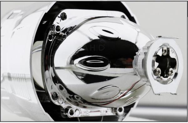 CH29S  2.5inch Square Crystal angel eye Bixenon Car hid xenon projector kit
