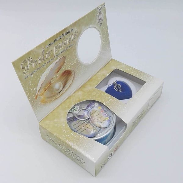 Festive Birthday Gift Love Wish Pearl Kit Heart Cage Pendant with 17