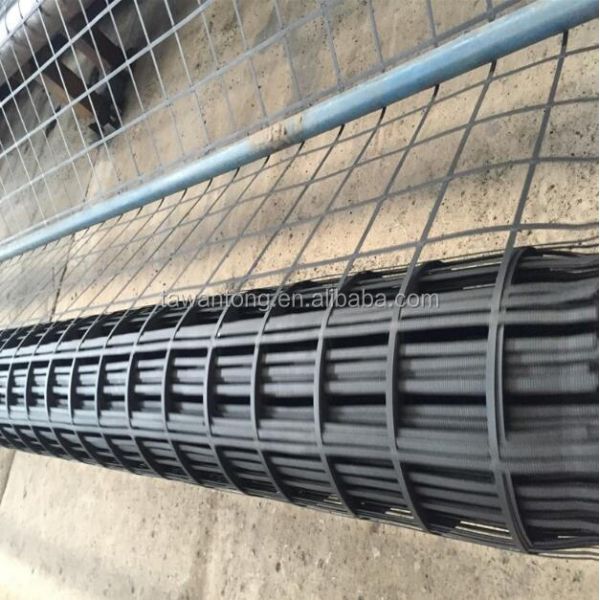 50kn Tensile Strength Steel-Plastic Biaxial Geogrid for Online Technical Support