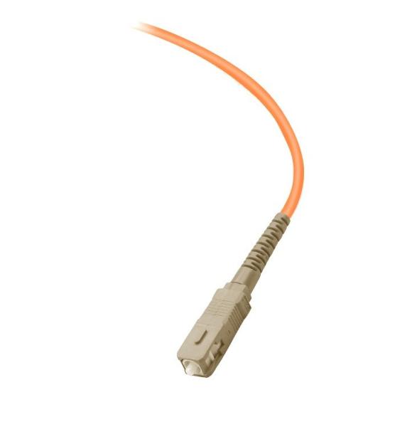 Simplex 3.0mm Om2 Patch Cord , Sc Upc To Sc Upc Multimode Fiber Optic Cable