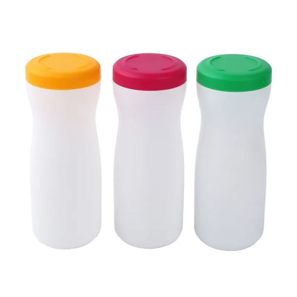 Контейнеры Cosmo цилиндра HDPE 800ML пластиковые вокруг бутылок с печатанием завинчивой пробки доступным