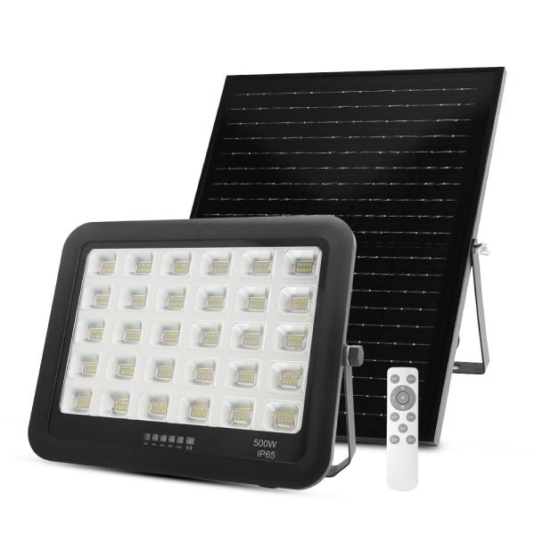 High Brightness LED Solar Light Remote Control Aluminum Ip67 Waterproof 100w 200w 300w 400w 500w