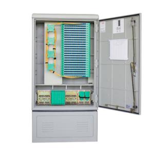 288 Core SMC Cabinet de Distribuição de Fibras Com Plug-In Type Splitter