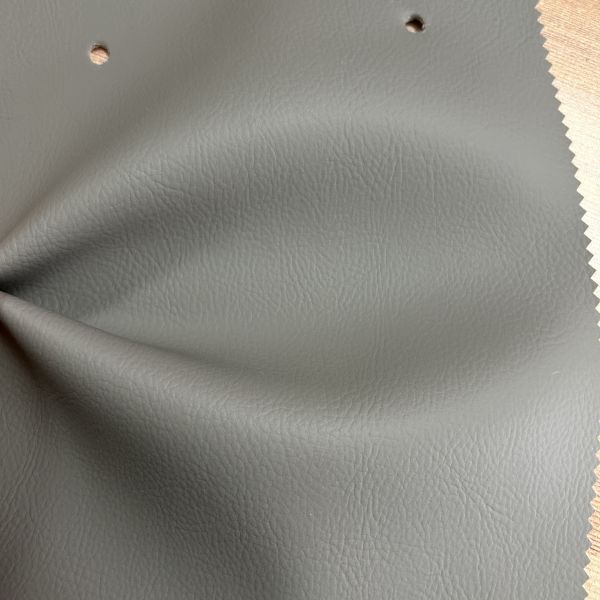 Fine Texture PVC Leather Fabric with Velvet Backing and Super Soft Hand Feel for Bags and Covers