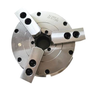 Três maxila pneumática vertical Chuck In Lathe Machine