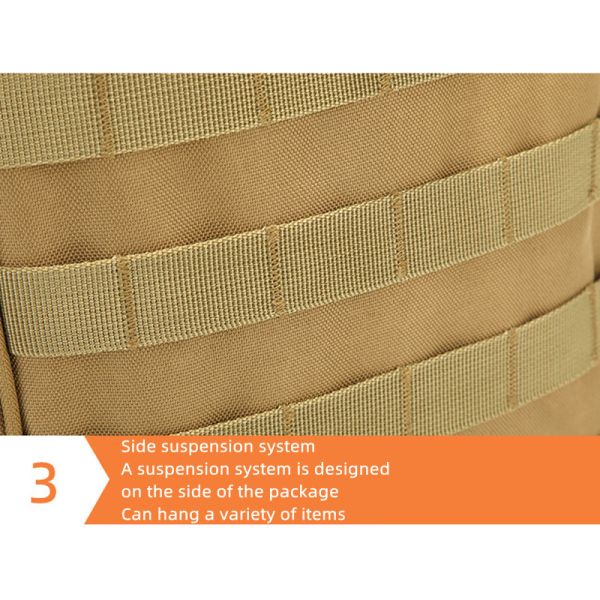 25L Portable Military Tactical Backpack 600D Waterproof Reinforced