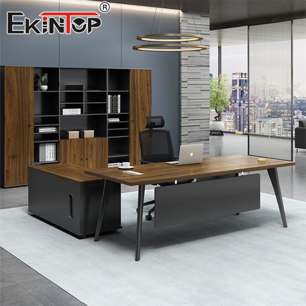 Исполнительный офисный стол Классический стиль Модульная столовая мебель