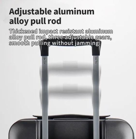 2025 Hot Sale PC Material Luggage with Spinner Wheels and TSA Lock, Front-Opening Business Carry-On Suitcase