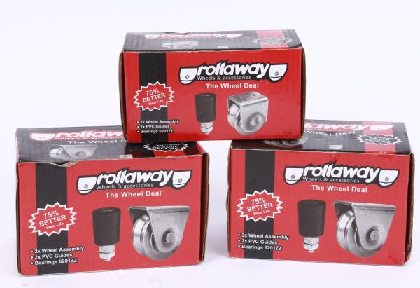 Conjunto de rodas de porta deslizante de rolos de nylon de rolos de PP U V Y Groove