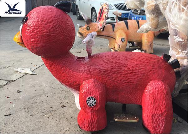 Cute Cartoon  Stuffed Animal Ride On Toys , Electric Animal Rides Toy