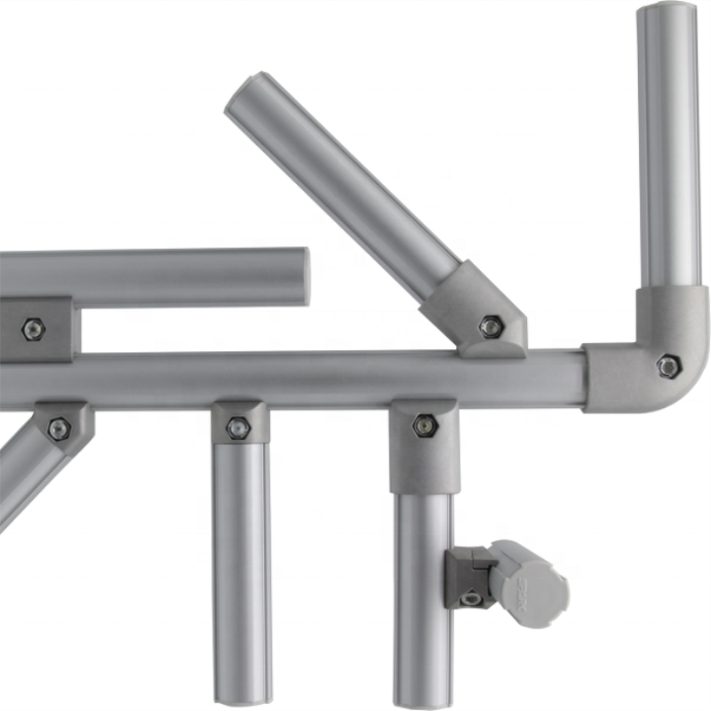 Соединитель AL-5 180 градусов штуцера трубки алюминиевого сплава всеобщий гибкий свободный