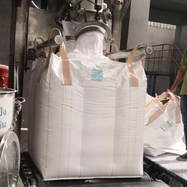PP Woven Big Baffle Bulk Bag 1000-2000 Kgs 4 Panel Baffle Bag Packing