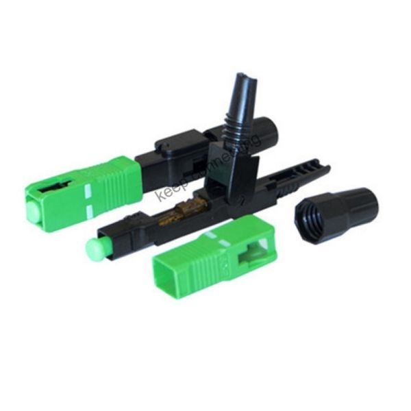 Conector de ensamblaje rápido para impermeable ESC250D 55/60mm APC UPC personalizado SC APC FTTH