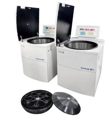 centrifugador refrigerado de grande volume do banco de sangue do centrifugador da posição do assoalho