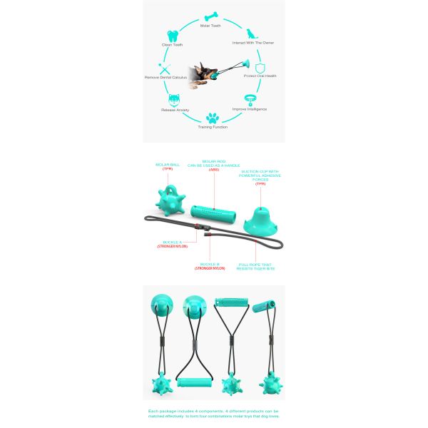 Outdoor Pet Multi Functional Chew Training Interactive Sticks Toys Dog Molar
