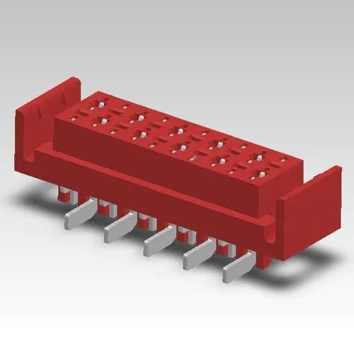 PBT PA46 1.27mm Pitch SMT Female Connector With Cap Reel Packing
