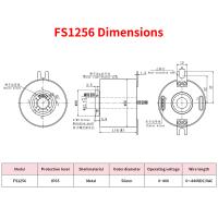 IP65 Waterproof Electric Rotary Joint For Small Rotary Tables