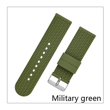 Cabeça lisa esperta anti 18mm suado 20mm da correia de relógio do silicone do pulso 22mm 24mm