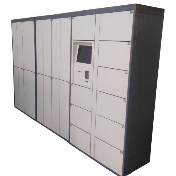Metal School Storage Luggage Lockers with Smart Locks Different Payment Devices Access