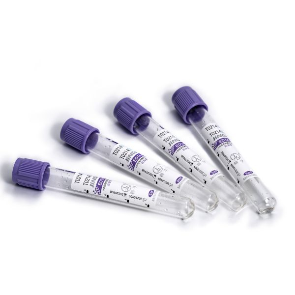 16*100 мм диаметром K2 EDTA трубка с емкостью 1ml-10ml Пластик/стекло