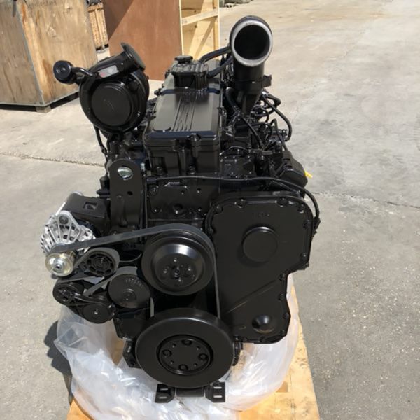 Marine Six Cylinder Diesel Engine Assembly Euro 4 QSL10 375HP