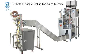 Máquina de embalagem de nylon do chá de verde do chá preto de máquina de empacotamento do saquinho de chá 304SS