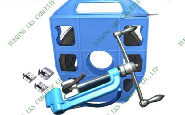 Safe Handling Stainless Steel Banding Strap Deburred Edge For Hose Assemblies