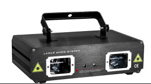 Двойные головы 2 наблюдают репроектор лазера анимации RGB крытый