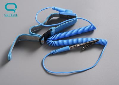 Acessórios ajustáveis do quarto desinfetado de correia de pulso do ESD com a linha de nylon condutora