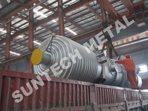 Alloy C-276 Reacting Shell Tube Condenser Chemical Processing Equipment