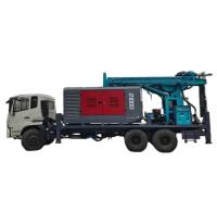 300 m de profundidade Caminhão montado na plataforma de perfuração de poços de água 80km/h 266HP Carga Veículo Motor