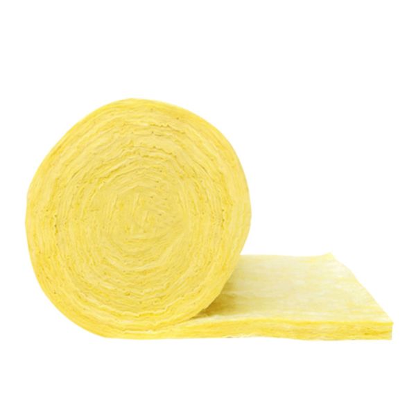 Non Toxic Yellow Heat Insulation Glass Wool Felt Fire And Smoke Exhaust