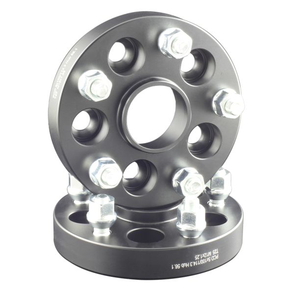 25mm Forged Aluminum Billet Hub Centric Wheel Spacer Adapter for SUBARU Bolt Pattern 5x100 to 5x114.3