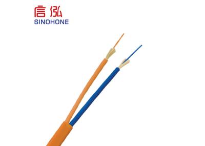 FTTH Indoor Fiber Optic Cable Separated Easily Long Delivery Length 1-4 Core