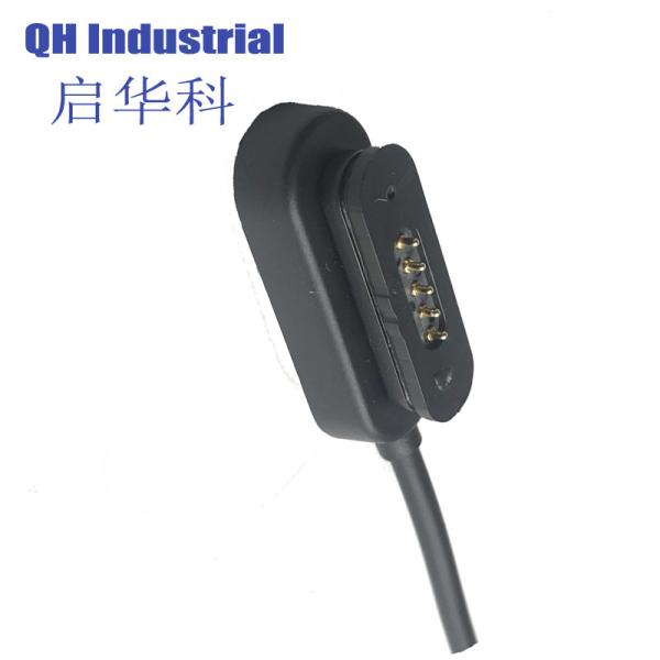 5Pin Ukraine Smart Home Applicaton Connector Magnetic Power Connector Pogo Pin Connector For Smart Watch