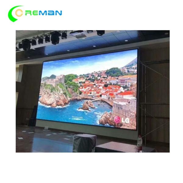 HD P4 P5 Indoor LED Video Curtain Rental High Refresh Rate Super Thin SGS