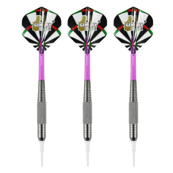 Gentry Live 18g Darts Set With Mail Box Brass 2ba Soft Tip Darts