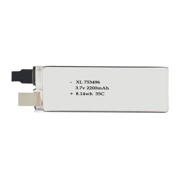 Factory Wholesale 753496 High Rate Battery 2200mah 3.7v 35C Drone Lipo Battery for Car Model Ship Model Aircraft Model Products