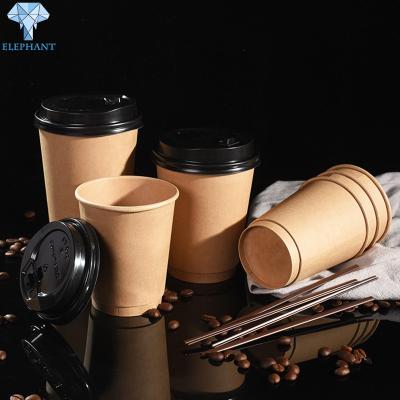 Reciclado jogue afastado os copos de café descartáveis feitos sob encomenda à prova de graxa