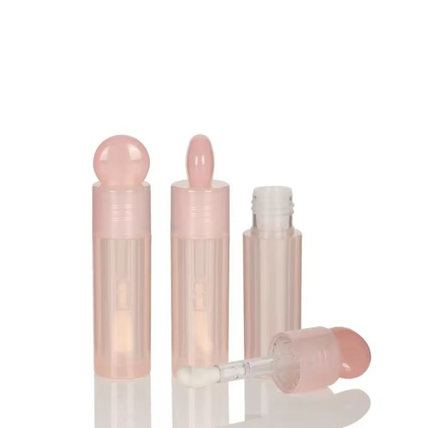 Envases de tubos de brillo labial transparente vacíos para lápiz labial líquido
