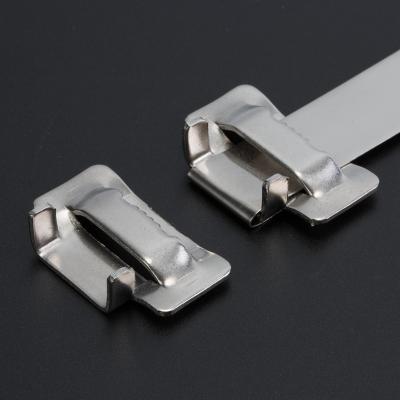 Ear Lock 304 Stainless Steel Banding Buckle Heat Resistant Metal Strap Buckle 1/2