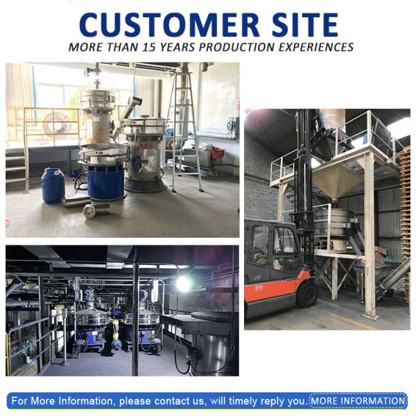 Customizable Carbon Steel Ultrasonic Vibrating Screen 500 Mesh