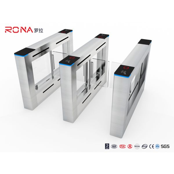 Office Security Automatic SUS304 Swing Gate Turnstile With Card Reader