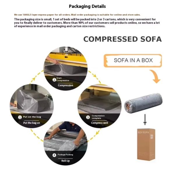 Customized Molding Fabric Compressed Sofa Recliner Set Spring Sponge Vacuum Couches for Living Room for Apartment or Mall