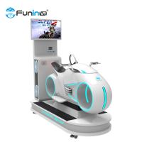 máquina de juego del simulador VR Moto de la realidad virtual de la máquina de juegos de la raza del solo asiento 9dvr 9D