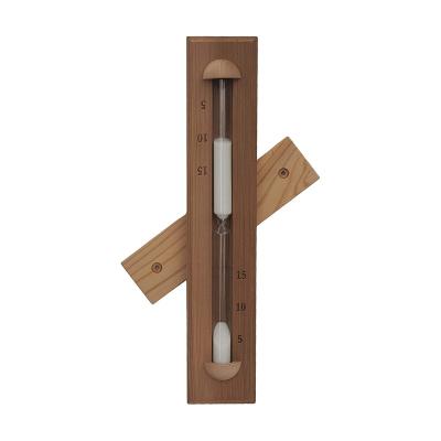 Traditional Luxury Cedar Wall-Mounted Rotating Sauna Sand 15 Minute Timer Choose Your Sand Colored White